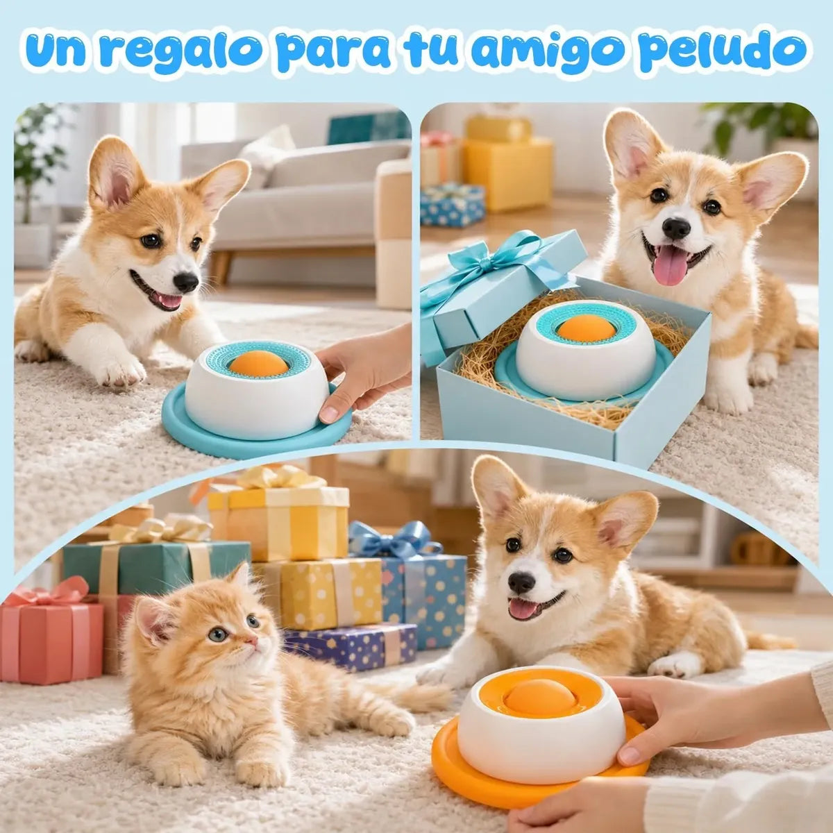 Juguete interactivo para lamer (Diversión que Relaja)